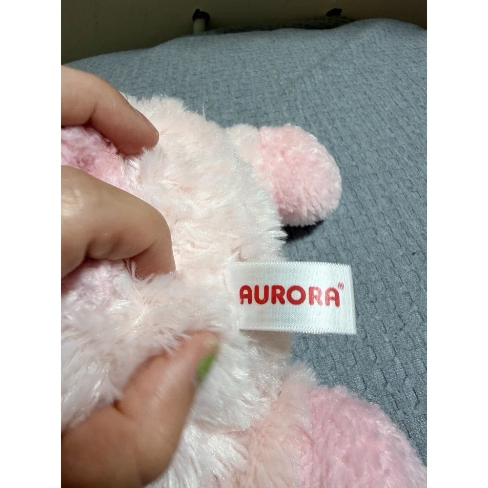 Aurora Pig Stuffed Animal Pink Lovey Plush